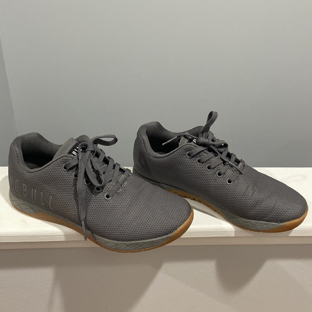 NOBULL Arctic Grey Trainer Athletic Casual Shoes Men's Size 8 Women's Size 9.5